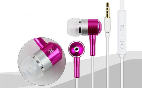 Слушалки со микрофон за MP3 player, мобилен или компјутер, бесплатна достава