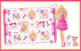 2 во 1 детски Barbie тепих и друштвена игра, бесплатна достава
